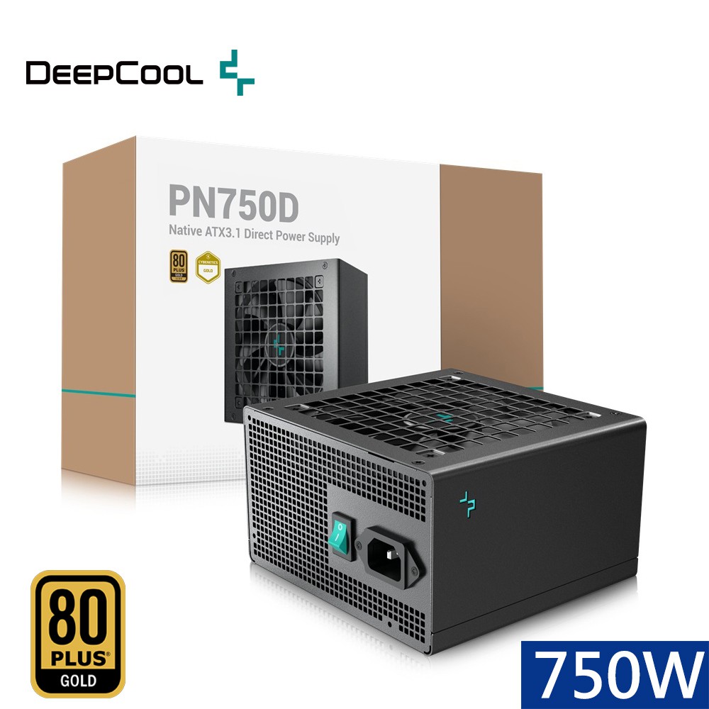 DEEPCOOL 九州風神 PN750D 750W 80PLUS金牌 電源供應器(直出線) 現貨 廠商直送