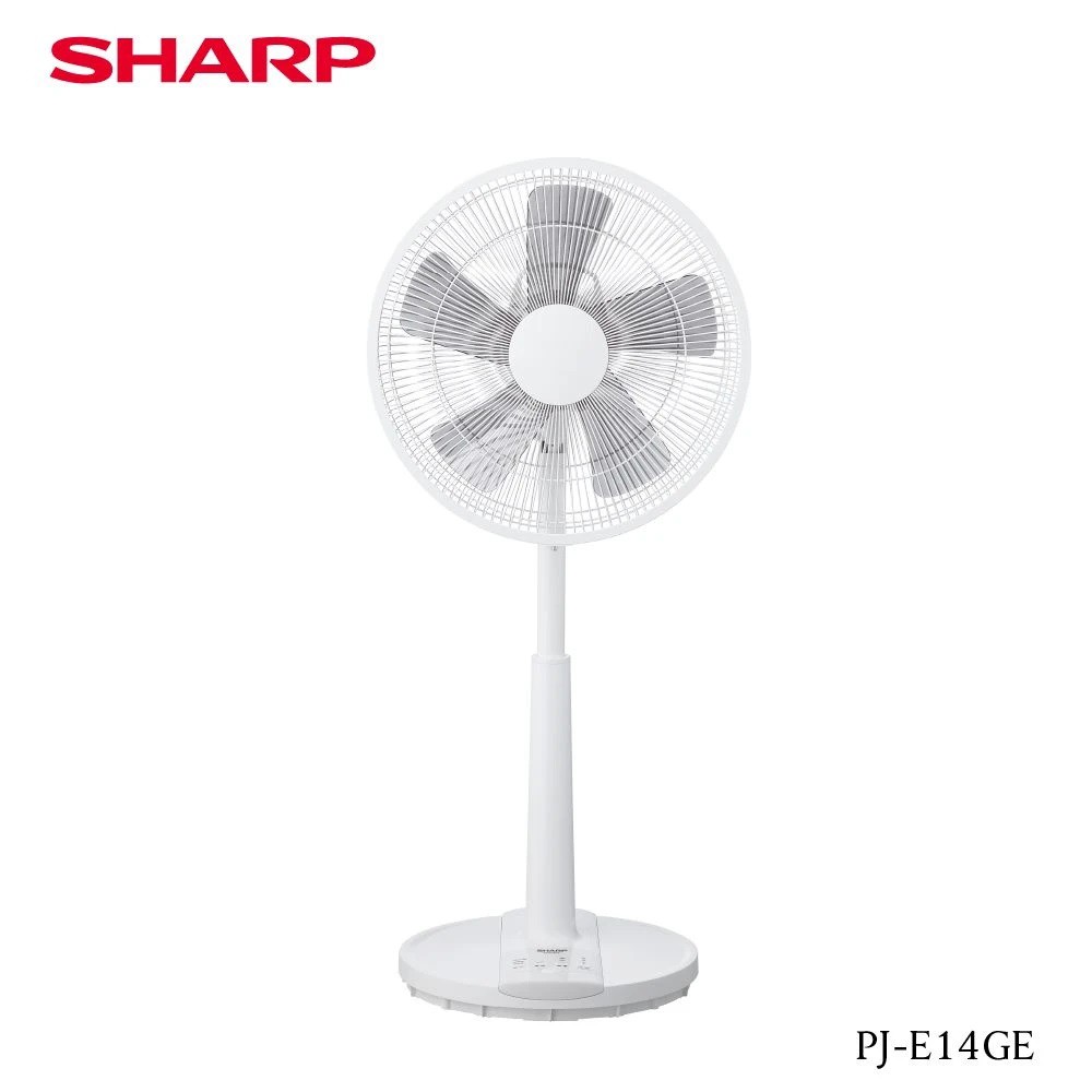 Sharp夏普 14吋 6段速微電腦遙控ECO溫控DC直流電風扇 PJ-E14GE 廠商直送