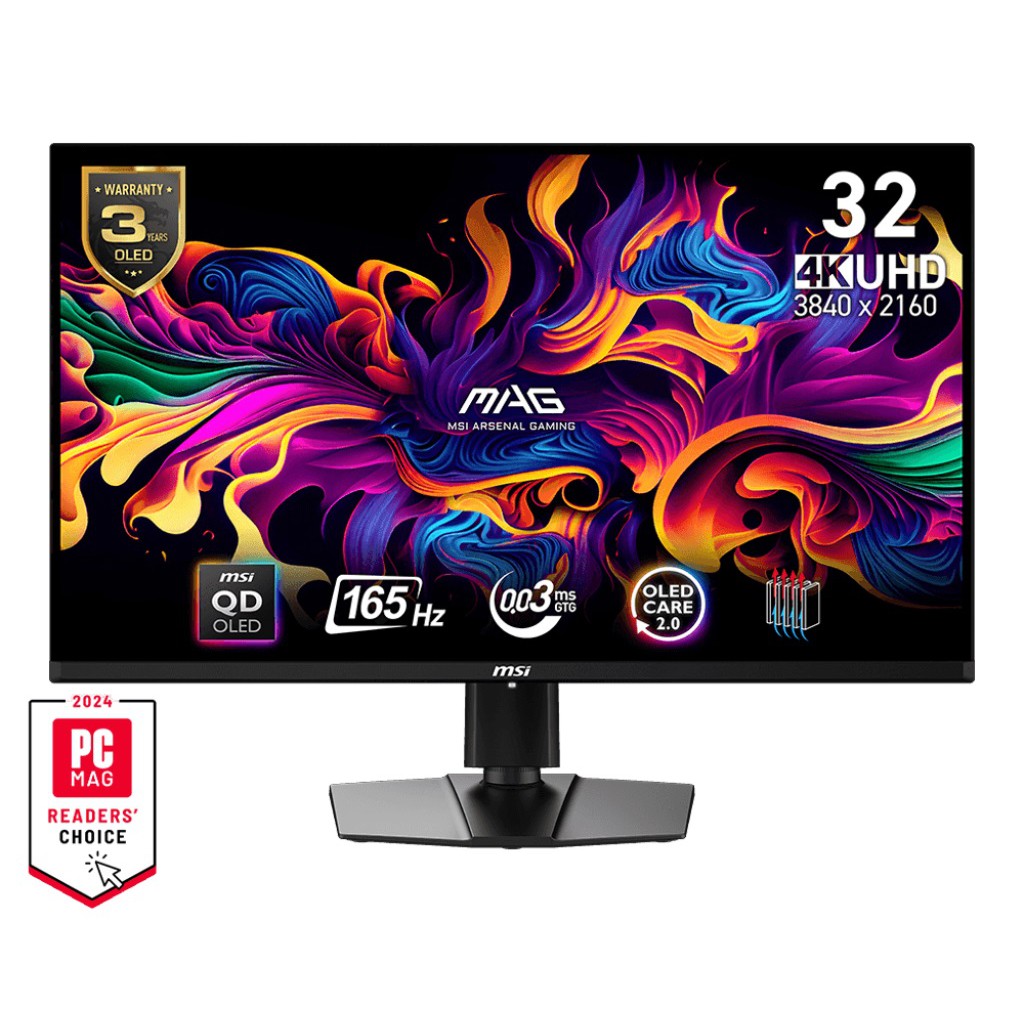 MSI微星 MAG 321UP QD-OLED /31.5吋螢幕/OLED/4K/165Hz 廠商直送