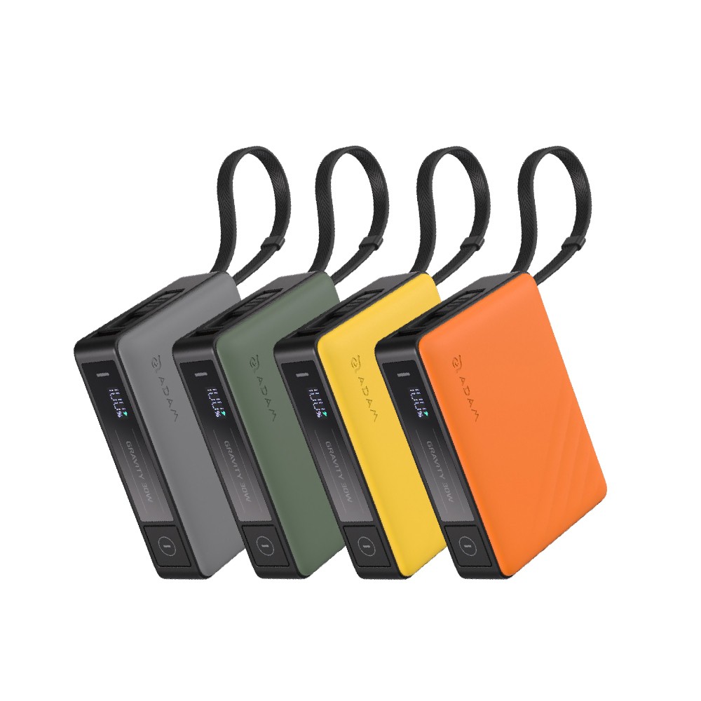 ADAM 亞果元素 GRAVITY 30W 10000mAh 自帶線快充行動電源 現貨 廠商直送