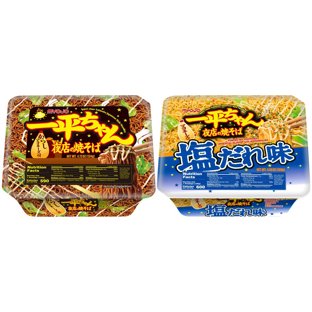 【蝦皮直營特選】日清 Nissin 明星一平夜店炒麵日式醬汁味/鹽味 速食麵 泡麵 日式炒麵 炒麵 (部分即期)