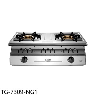 莊頭北二口嵌入爐TG-7309瓦斯爐天然氣TG-7309-NG1 (全省安裝) 大型配送