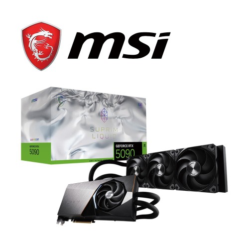 微星 RTX5090 32G SUPRIM LIQUID SOC 2580Mhz/水冷 顯示卡 廠商直送