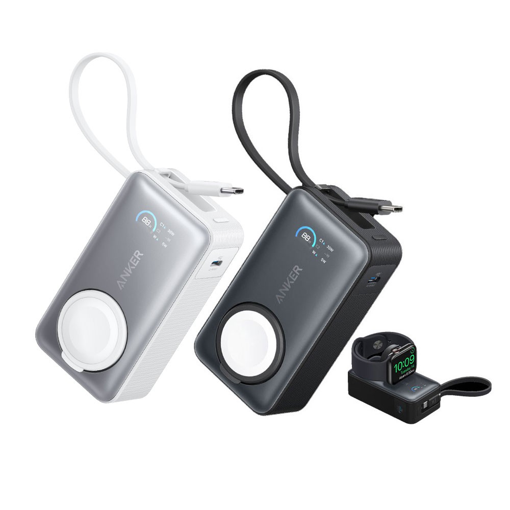 【蝦皮直營】Anker 35W三合一磁吸10000mAh行動電源 A1657 適用Apple Watch 台灣公司貨