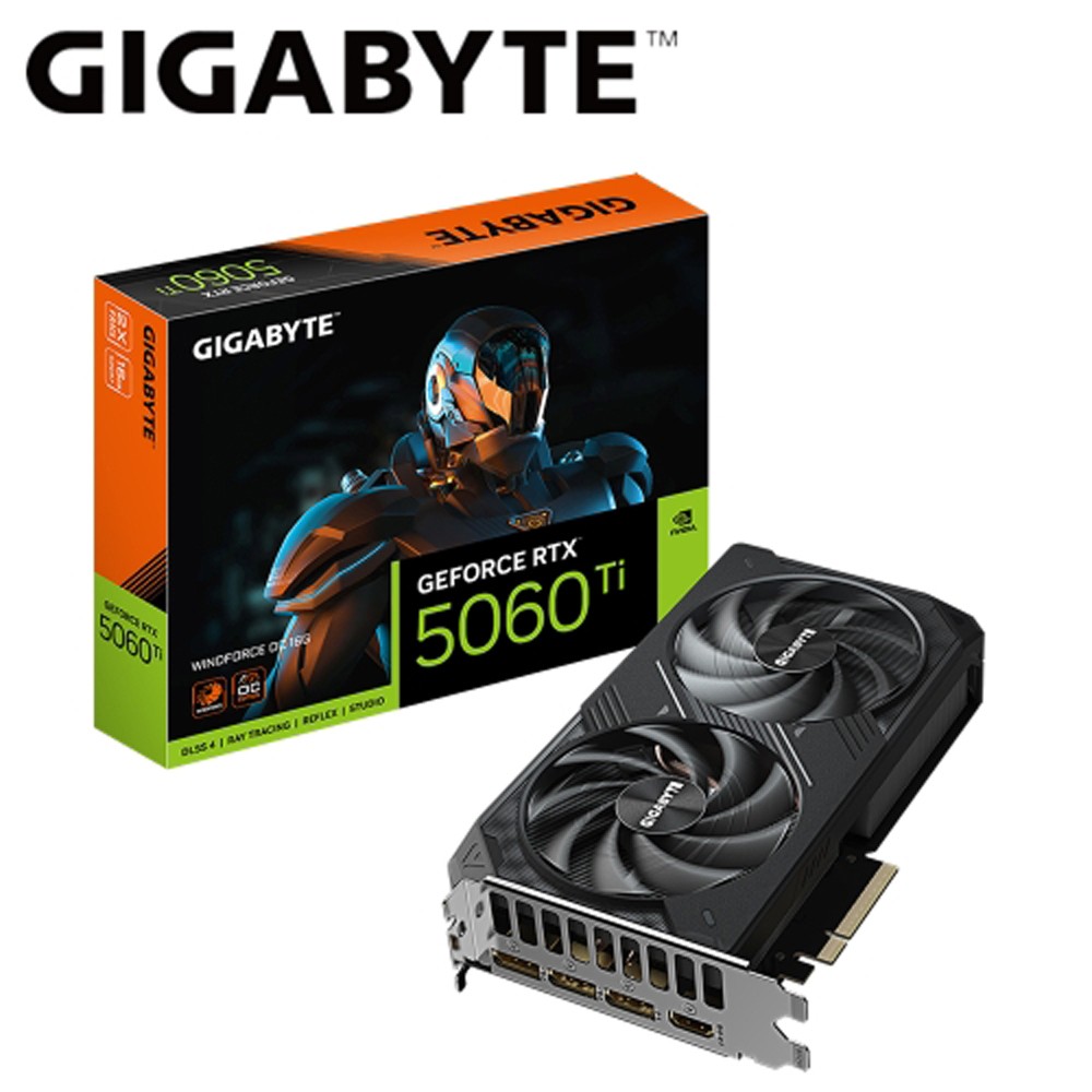 技嘉 N506TWF2OC-16GD RTX 5060 Ti 16G DDR7 雙風扇 顯示卡 廠商直送