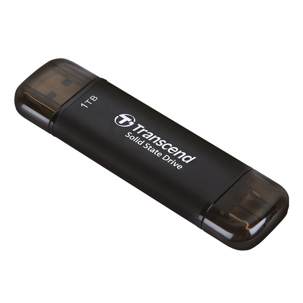 Transcend 創見 ESD310C 1TB USB3.2 雙介面固態行動碟-太空黑 現貨 廠商直送