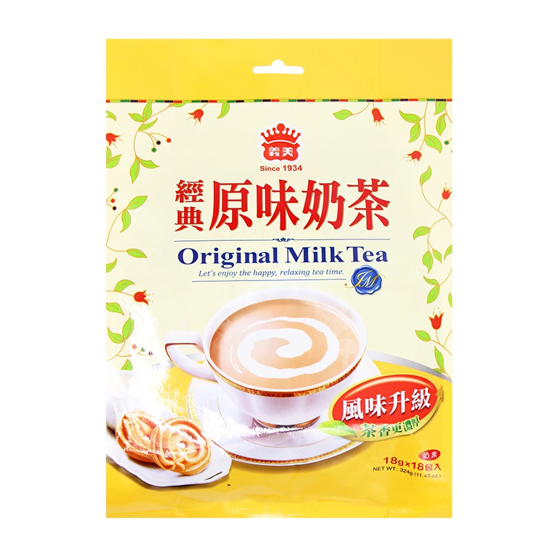 【蝦皮直營】義美經典原味奶茶 324g