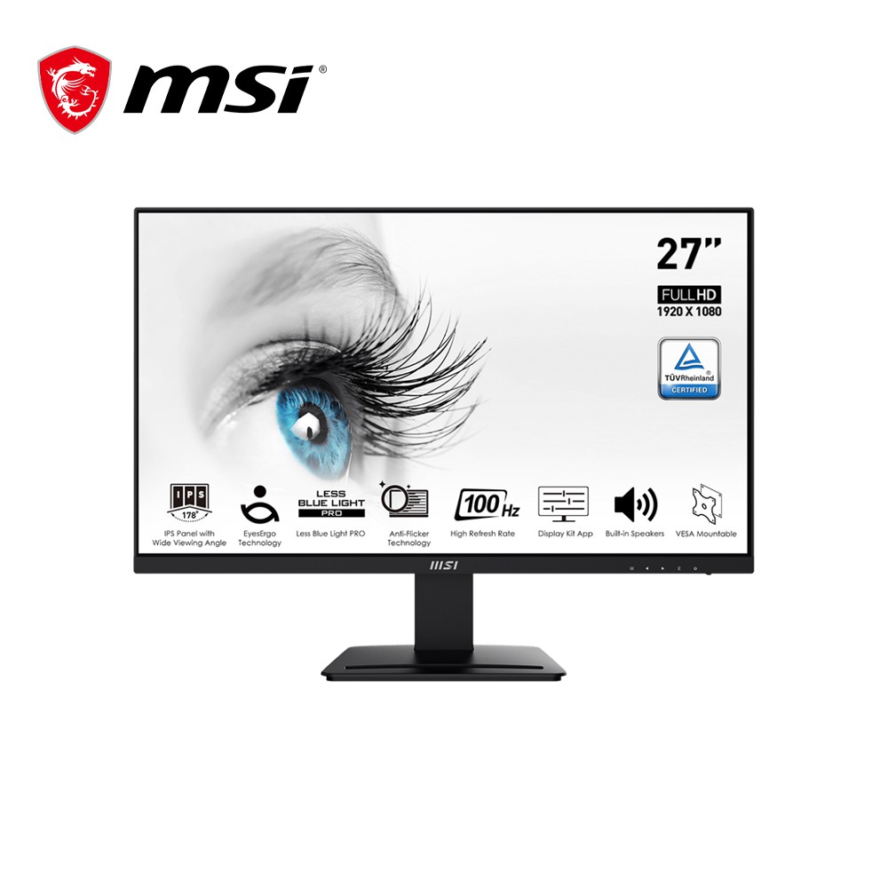 微星 MSI PRO MP273A (100HZ)(27吋顯示器) 現貨 廠商直送