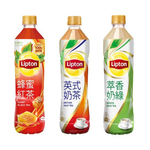 【蝦皮直營】立頓 4入組瓶裝 英式奶茶/萃香奶綠/蜂蜜紅茶 535ml