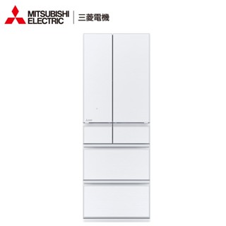 三菱607公升日本原裝變頻六門電冰箱MR-WZ61K-W星光白 大型配送
