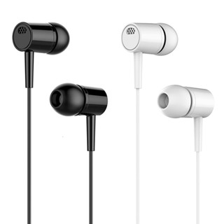 【蝦皮直營特選】入耳式重低音線控耳機麥克風 AUX 3.5mm接頭 黑/白 任選 通話/視訊會議 有線 耳機 麥克風