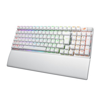 ASUS ROG Strix Scope II 96 Wireless 無線電競鍵盤 白色/紅軸 廠商直送