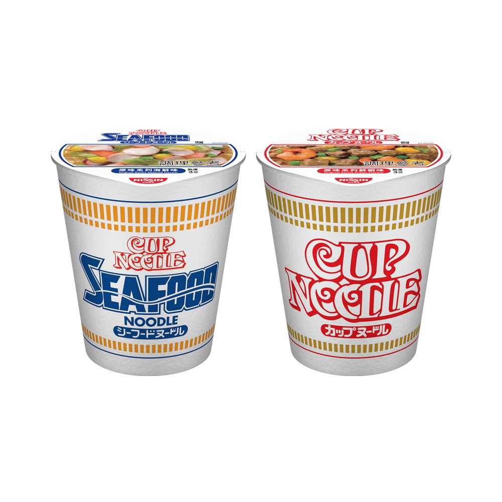 【蝦皮直營】日清 Nissin 合味道原味系列杯麵 海鮮味/鮮蝦味 日清泡麵 杯麵