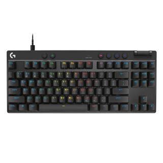 Logitech G Pro X TKL Rapid 磁性類比式鍵軸有線電競鍵盤 黑色 廠商直送