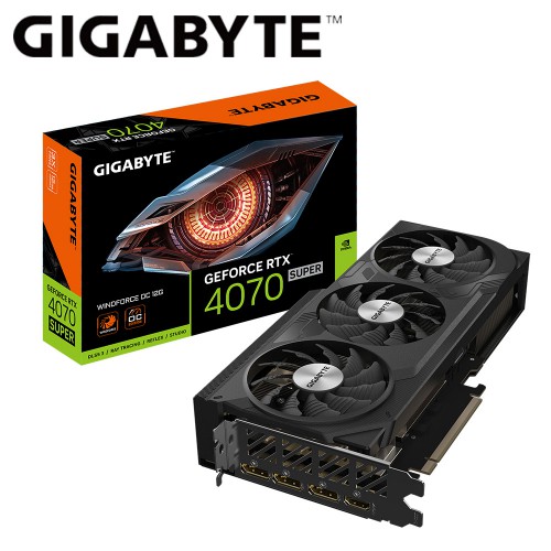 技嘉 N407SWF3OC-12GD RTX4070 SUPER 三風扇 顯示卡 廠商直送