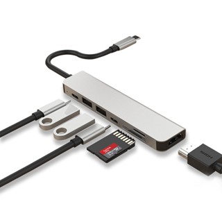 ANTIAN Type-C 七合一多功能HUB轉接器 USB集線器 HDMI智慧轉換器 mac轉接頭 現貨 廠商直送