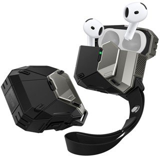 i-Blason (含防塵塞)AirPods 4 Matrix MagSafe 軍規磁吸扣防摔殼 現貨 廠商直送