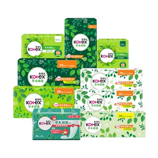 【蝦皮直營特選】Kotex 靠得住 草本抑菌衛生棉 抑菌加強版護墊 日用/夜用/護墊