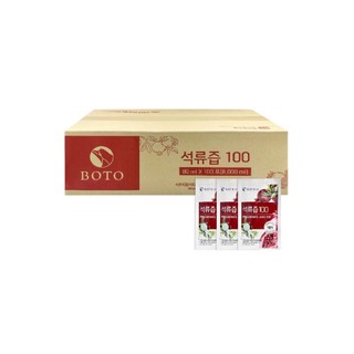 【蝦皮直營】韓國 BOTO 濃縮紅石榴美妍飲 80mlx100包/箱 石榴汁 桔梗水梨汁