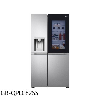 LG樂金734公升敲敲看門中門對開自動製冰門外取冰取水冰箱GR-QPLC82SS (含標準安裝) 大型配送