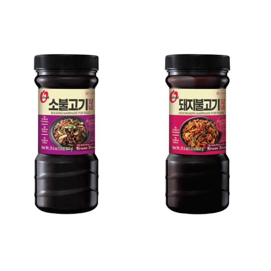 【蝦皮直營】ofood-烤肉用醃醬(原味/辣味)840g