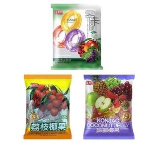 【蝦皮直營特選】盛香珍 蒟蒻椰果果凍/零卡小果凍 荔枝/綜合風味 量販包 內含椰果果肉