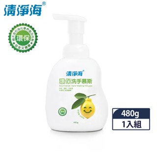 【蝦皮直營特選】清淨海 環保洗手慕斯480g (檸檬飄香)