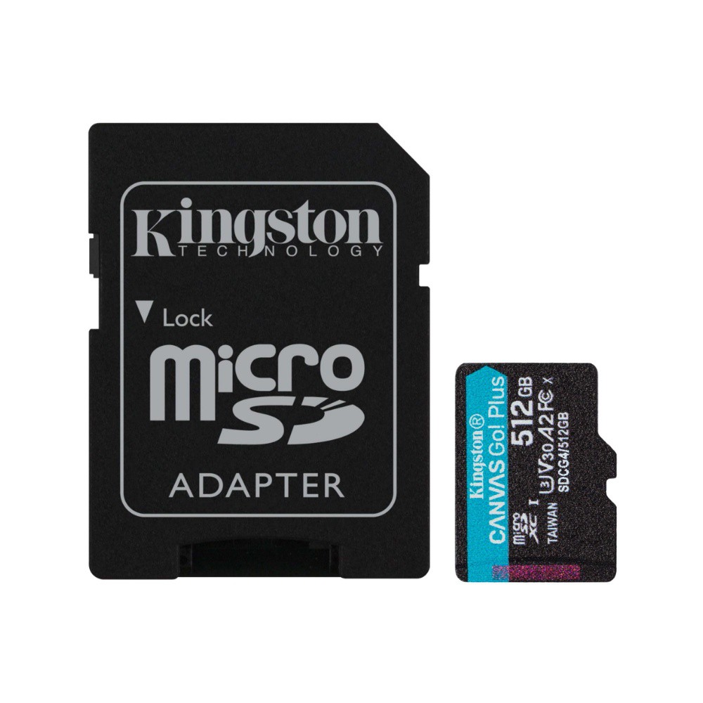 金士頓 Canvas Go! Plus SDCG4 512G microSDXC U3 記憶卡 廠商直送