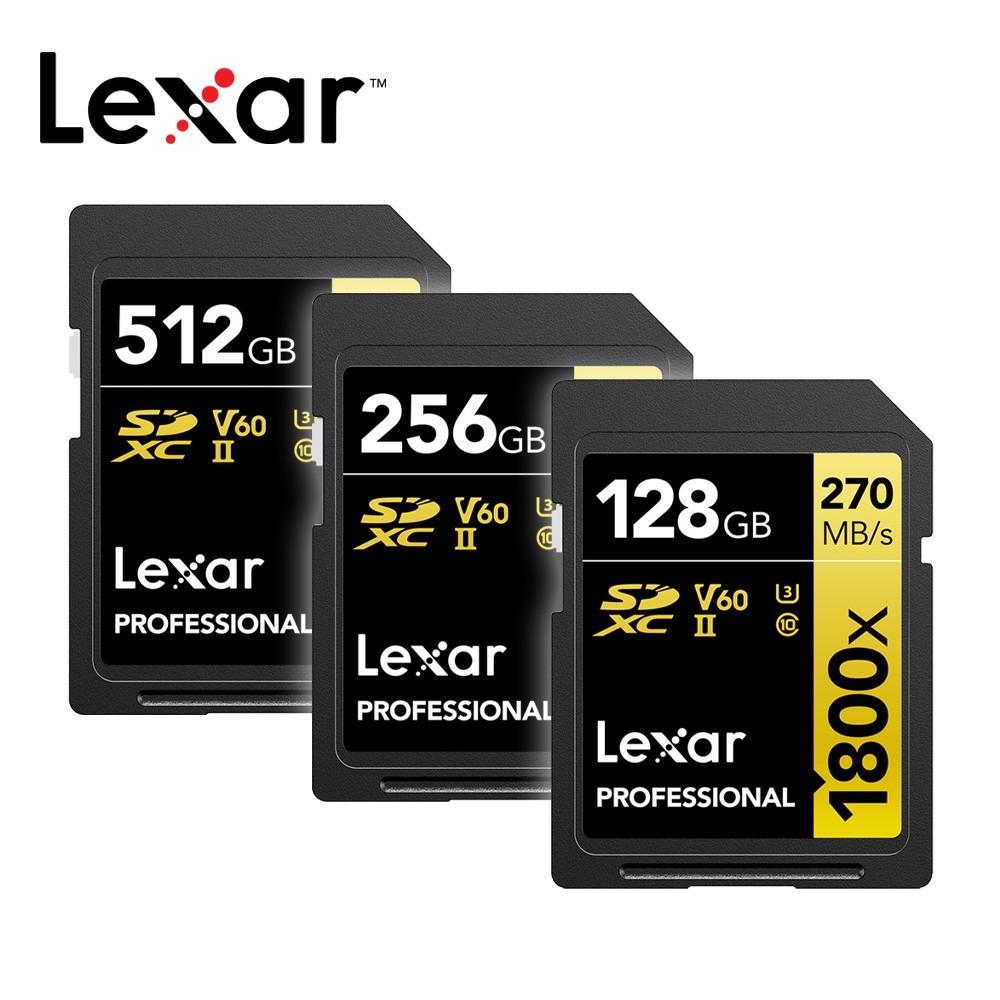 Professional 1800x SDXC UHS-II 記憶卡 GOLD 系列 現貨 廠商直送