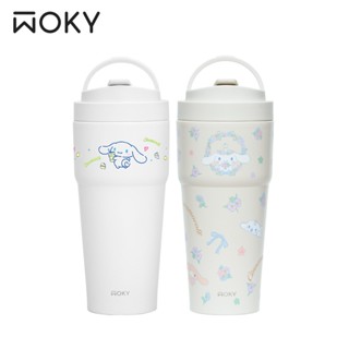 【蝦皮直營特選】WOKY 沃廚 三麗鷗聯名-渾圓杯雙層陶瓷750ml (大耳狗)
