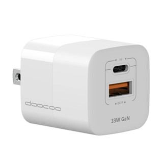 doocoo GaN 33W PD 加 QC3.0 USB 氮化鎵電源供應器 現貨 廠商直送