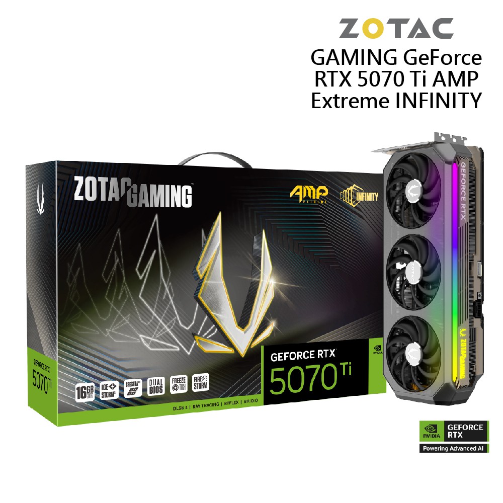 索泰 RTX 5070 TI AMP EXTRERME INFINITY 16G 顯示卡 廠商直送