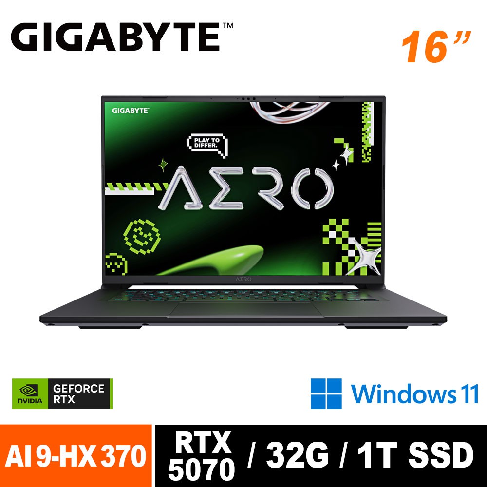 技嘉 GIGABYTE AERO X16 2WHA3TWC64DH  16吋筆電