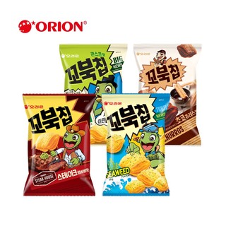 【蝦皮直營】韓國 orion 好麗友 烏龜餅 玉米脆片/巧克力口味/海苔口味/芥末牛排口味 80g/包 餅乾 零食