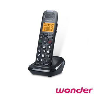 【蝦皮直營特選】WONDER 旺德 DECT遠距無線電話 WT-D09 中文按鍵 超大數字鍵 免持 三方通話