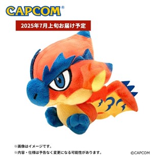 Capcom《周邊》魔物獵人 絨毛玩偶 火龍(復刻)預購．25年7月預定 卡普空 官方 蛋形 娃娃 布偶