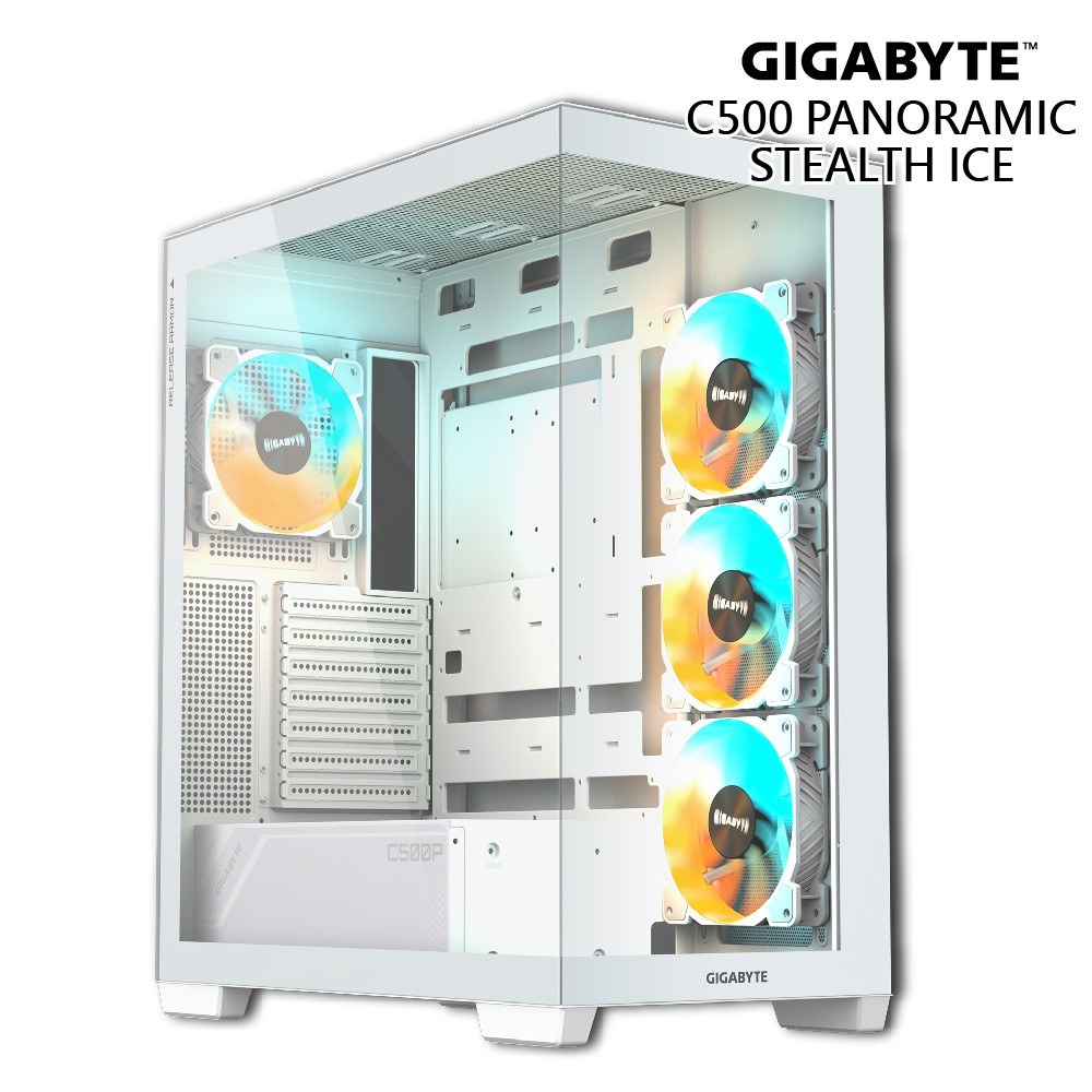 技嘉 C500 PANORAMIC STEALTH ICE 直立式機殼 現貨 廠商直送