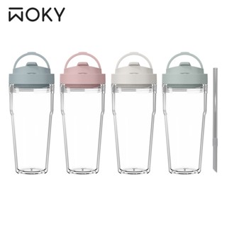 【蝦皮直營特選】【WOKY 沃廚】 雙層透明渾圓杯ecozen 750ml(又又杯)