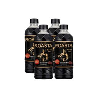 【蝦皮直營特選】維他露 ROASTA咖啡(洛塔咖啡) 冷研無糖黑咖啡/冷研拿鐵咖啡 455mlx4入/組