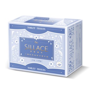 【蝦皮直營特選】春風SILLACE頂級絲柔厚手三層抽取式衛生紙(120抽/24包/1串)