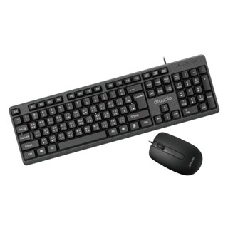 【蝦皮直營特選】DTAudio聆翔 C100鍵盤滑鼠組 USB有線 防潑水 靜音 注音 倉頡 鍵盤 滑鼠 現貨