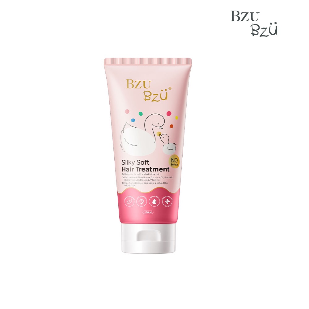 【蝦皮直營】BZU BZU 絲滑柔順兒童潤髮乳180ml