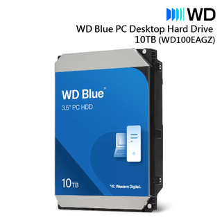 WD 威騰 10TB 7200轉 256MB快取 藍標硬碟 WD100EAGZ 廠商直送