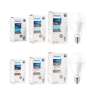 【蝦皮直營】飛利浦LED易省球燈泡12入 晝光色/自然光/-9W/11.5W/13W LED燈泡 省電燈泡 E27