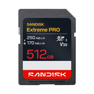 【蝦皮直營】SANDISK Extreme PRO 512G SDXC UHS-I U3 V30 SD記憶卡 廠商直送