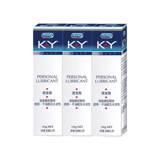 【蝦皮直營】Durex 杜蕾斯 KY潤滑劑100gX3入 潤滑液 潤滑油 水性潤滑液