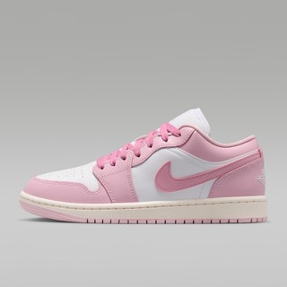 NIKE 籃球鞋 WMNS AIR JORDAN 1 LOW 女 白粉色 DC0774607 廠商直送
