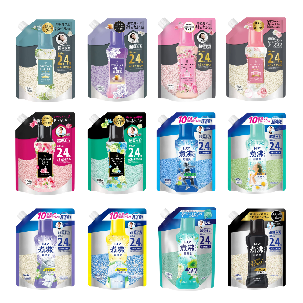 【蝦皮直營】日本 P&G 蘭諾 Lenor 芳香豆 香香粒  補充包 洗衣香香豆1040ml