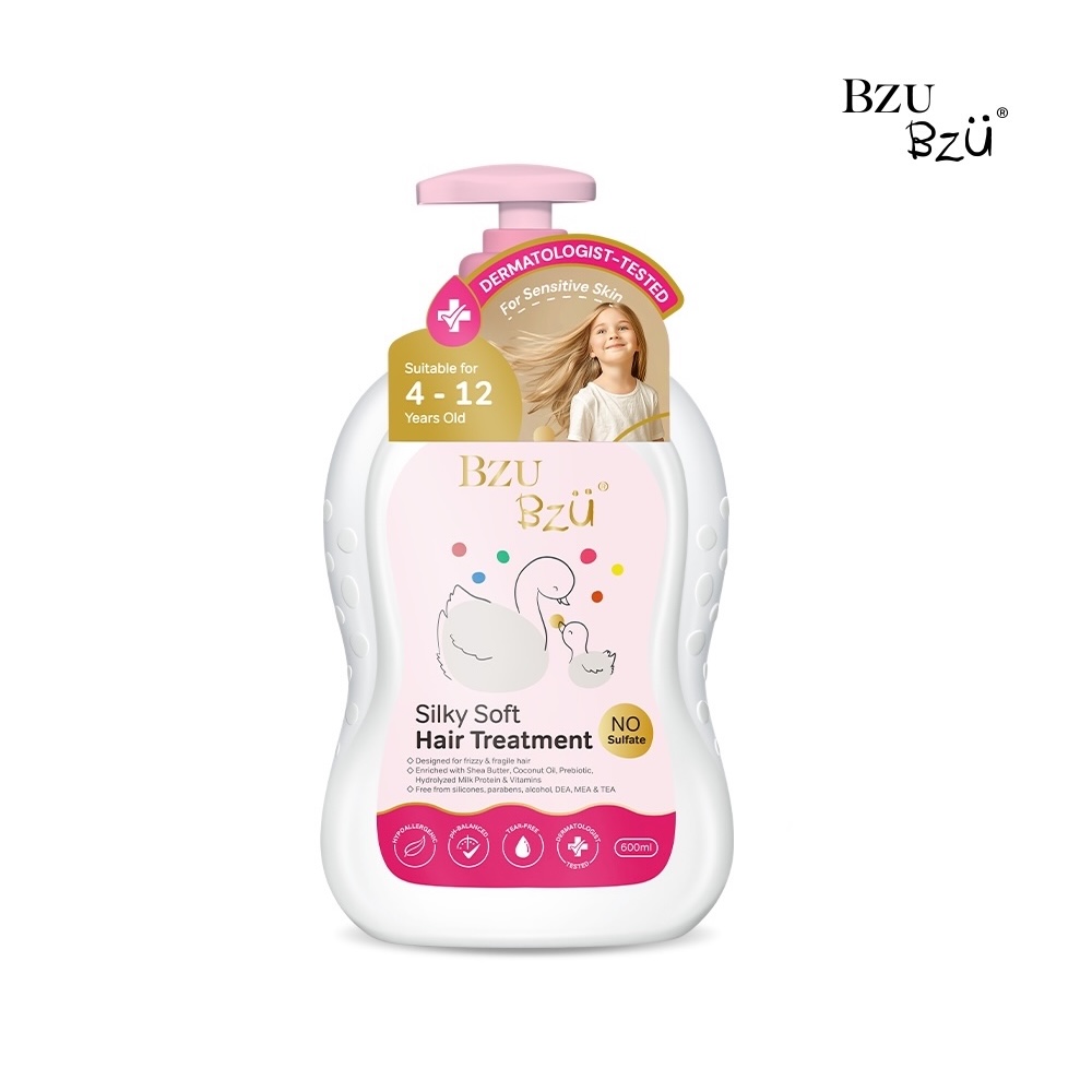【蝦皮直營】BZU BZU 絲滑柔順兒童潤髮乳600ml 新加坡NO.1品牌