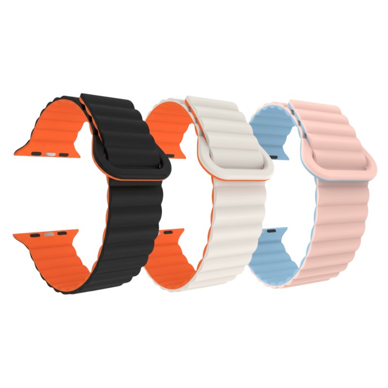 【蝦皮直營】Apple Watch 混色磁吸錶帶 款式尺寸任選 適用 蘋果 8/9/10/S10/Ultra 錶帶 副廠